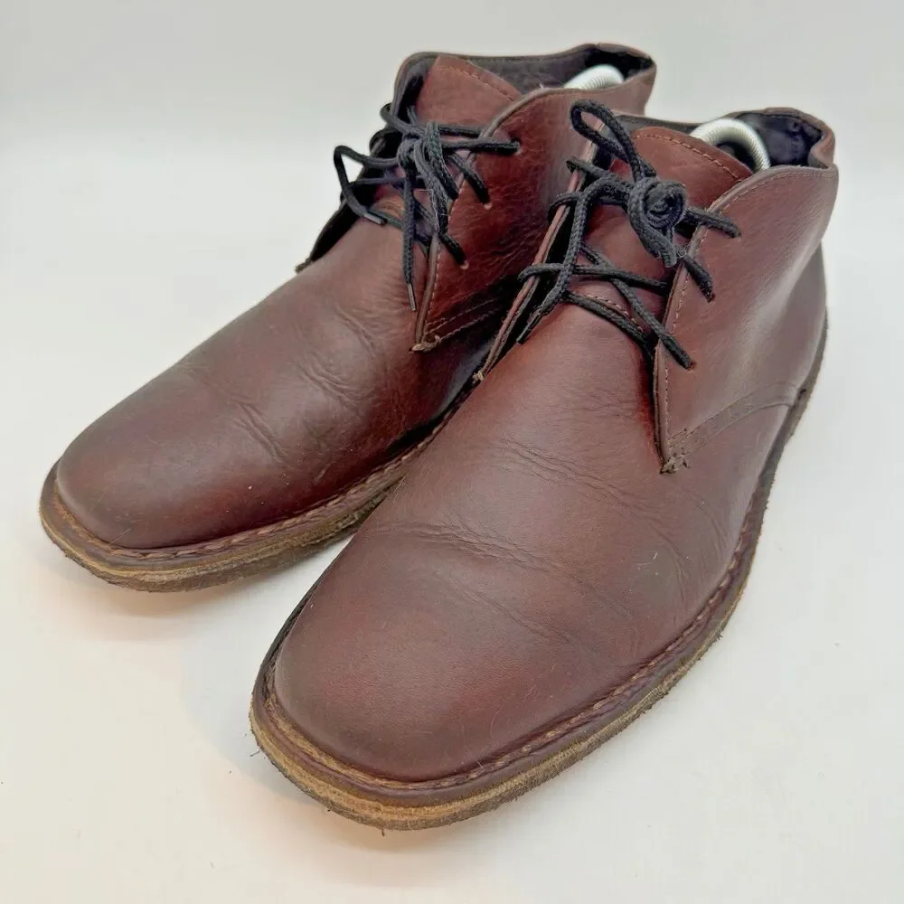 Johnston & Murphy Signature Chukka Boot 59-11186 Men's Brown 10M Gum Sole Desert
